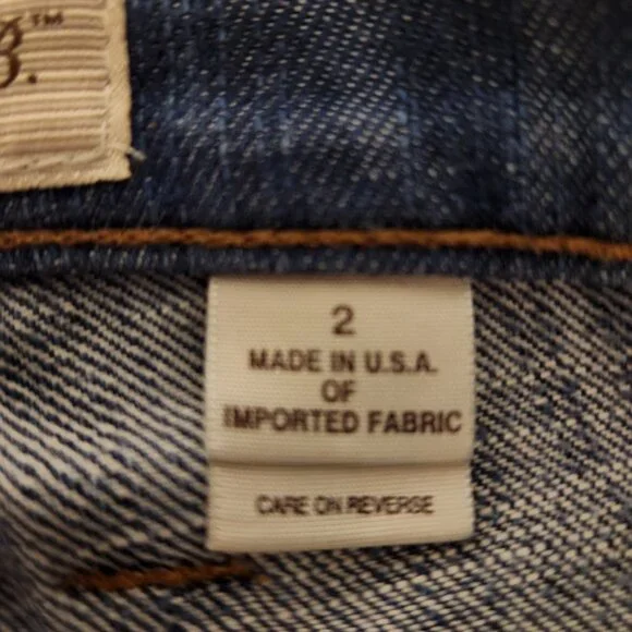 Vintage Frankie B Embroidered Butterfly Pockets Jeans Size 2 - Picture 10 of 14